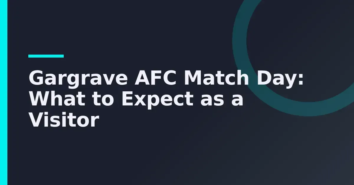 Planning your first visit to Gargrave AFC – 5 things to know before kick-off