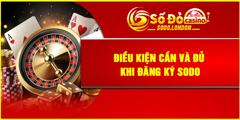 Điều Kiện Cần Và Đủ Khi Đăng Ký Sodo